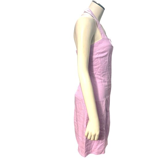 Abercrombie Fitch Lavender Halter Dress Small Y2K Vintage Mini Smocked RetroCore - Picture 7 of 13